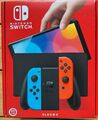 Nintendo Switch Konsole OLED-Modell 64GB - Neon-Rot/Neon-Blau NEU & OVP blau rot