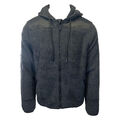 Jack & Jones Herren Jacke anthrazit Authentic Sherpa Teddy Fleece (S06)