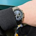 SEIKO Herrenuhr Chronograph Datum Edelstahlarmband Tachymeter SBTR027 40mm Uhr