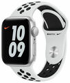 Apple Watch SE Nike 40mm Aluminiumgehäuse mit Pure Platinum/Schwarz Sportarmband