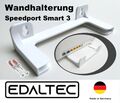 Wandhalterung passend für Telekom Speedport Smart 3 Halterung Halter weiß