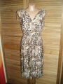 Kleid..IX-0..Gr.S/M..Leopard..Mehrfarbig..Ärmellos..V-Auschnitt..Gummi-Bund..