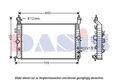 AKS DASIS KÜHLER MOTORKÜHLUNG passend für OPEL MERIVA | 150113N