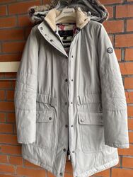 Barbour Kirkby Parka Jacke keine Wachsjacke Mantel mit Kapuze Gr. 42