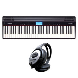 Roland GO-61P Go Piano Schwarz + Kopfhörer