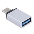 USB-C 3.1 zu USB OTG Adapter Typ C auf A Silber Stecker Für iPad Pro 11" 2018