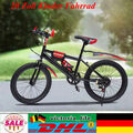 20 Zoll Kinder Fahrrad 7 Gänge Kinderrad BMX Fahrräder Mountainbike Citybike Rot