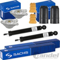 2x SACHS GASDRUCK STOßDÄMPFER + DOMLAGER HINTEN passend für BMW 1er F20 F21 2er