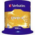 100er Multipack Verbatim 43549 DVD-R Rohling 4.7 GB 100 St. Spindel