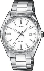 Casio MTP-1302PD-7A1VEF Collection Herren Armbanduhr 39mm Edelstahl Silber