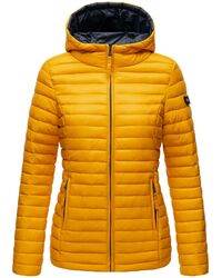 Marikoo Damen Jacke Frühling Steppjacke Übergangsjacke gesteppt Kapuze Asraa Neu