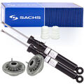 2x SACHS Stoßdämpfer + Service-Kit + Domlager Hinten für BMW F10