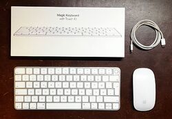 Apple Magic Keyboard with Touch ID + Apple Magic Mouse