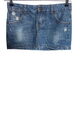 B.FASHION Minirock Damen Gr. DE 40 blau Casual-Look