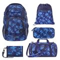 Coocazoo Mädchen Schulruckucksack Sporttasche Federmappe usw  blauTropical Night