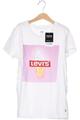 Levis T-Shirt Mädchen Oberteil Shirt Kindershirt Gr. XS Baumwolle Weiß #iocec8k