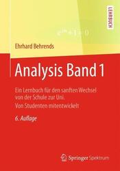 Analysis Band 1 | Ehrhard Behrends | Taschenbuch | Paperback | xiv | Deutsch | 2