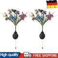 Solar Decorative Lamps Home Decor Butterfly Daisy Atmosphere Lamp for Yard Patio