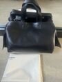 Acne Studios – Musubi, schwarze Ledertasche, groß, 40*27