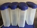 4 Große Tupperware Gewürzdosen Riesen 270 ml - Blaue Deckel - Tupper🦋🦋🦋🦋🦋