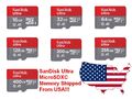 SanDisk Micro SD Speicher Karte 16GB 32GB 64GB 128GB 200GB 256GB 400GB Menge