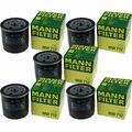 5x MANN-FILTER Ölfilter Oelfilter MW 712 Oil Filter