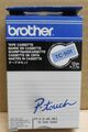  Brother TC-501 P-Touch Tape schwarz auf blau 12mmx7,7m  PT 6 8 8E10 500 2000 