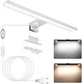 LED-Spiegelleuchte, Badezimmer-Schminkspiegel Frontbeleuchtung Wandleuchte 40cm