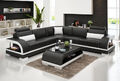 Ecksofa Eckcouch Polster Sofa L-Form Ledersofa Luxus Designercouch Modern Sofa