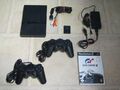 Playstation 2 Slim komplett mit 2 Controller + Spiel Gran Turismo 4