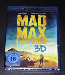 MAD MAX FURY ROAD MIT TOM HARDY 3D BLU RAY SCHNELLER VERSAND NEU & OVP