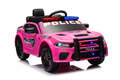 Elektro Kinderauto Dodge Charger Polizei Pink