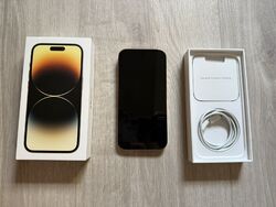 Apple iPhone 14 Pro 128GB gold - sehr Gut - Modell MQ083ZD/A Smartphone Handy