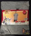 NEU TOM & JERRY HERREN T-SHIRT L XL COMIC KURZARM PRINT-SHIRT LUSTIG Maus Katze