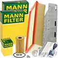 MANN FILTER INSPEKTIONSPAKET passend für AUDI A3 8P OCTAVIA 1Z VW CADDY 4 GOLF 5