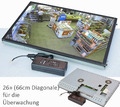 WANDMONTAGE 66 cm 26" DISPLAY FHD 16:10 1920x1200 OPENFRAME WINDOWS XP 7 8 10