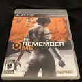 Remember Me (Sony PlayStation 3, PS3, 2013) COMPLETE - Mint Disc