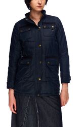 Barbour International Artic Parka Quilt Jacke marineblau FibreDown Kinder Größe 10 11 L