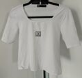 JJ Jette Joop Shirt T-Shirt weiß Logo  Stretchshirt  Gr. 36/ 38