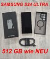 Samsung Galaxy S24 Ultra 5G 512GB -12GB RAM Titanium Gray SM-928B/DS TOP wie NEU