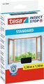 tesa Insect Stop STANDARD Fliegengitter Insektenschutz  130cm x 150cm Anthrazit