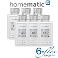 6er Set Homematic IP Smart Home Heizkörperthermostat flex HmIP-eTRV-F