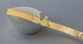 Vintage Designer Schmuck Gürtel Schnalle Schwan Strass/ Elastisch 70x3cm Gold