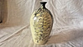 LISE B. MOORCROFT KUNSTKERAMIK LABURNUM DESIGN RÖHRENGEFÜTTERTE VASE SIGNIERT 2001