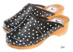 Damen Clogs Echtleder Holzclogs Holzschuhe Leder Sandalen Pantoletten Schuhe