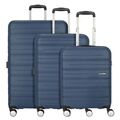 American Tourister High Turn 4-Rollen Kofferset 3 teilig #AMT-138263 (matt dark