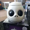 DISNEY STORE JACK SKELLINGTON COOKIEGLAS ALBTRAUM VOR WEIHNACHTEN KERAMIK