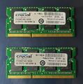 Crucial 8GB 2X4GB DDR3 2RX8 1600 MHz PC3L-12800S 204polig Laptop Speicher RAM 1451