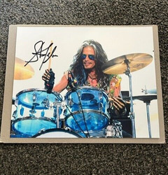 STEVEN TYLER - AREOSMITH - 10 X 8 HANDSIGNIERTES/AUTOGRAPHIERTES FOTO - OFFIZIELL