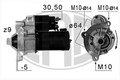 ERA Anlasser Starter 220660A für FIAT ULYSSE SCUDO Bus 179BXA11 179BXA1A 16V 406